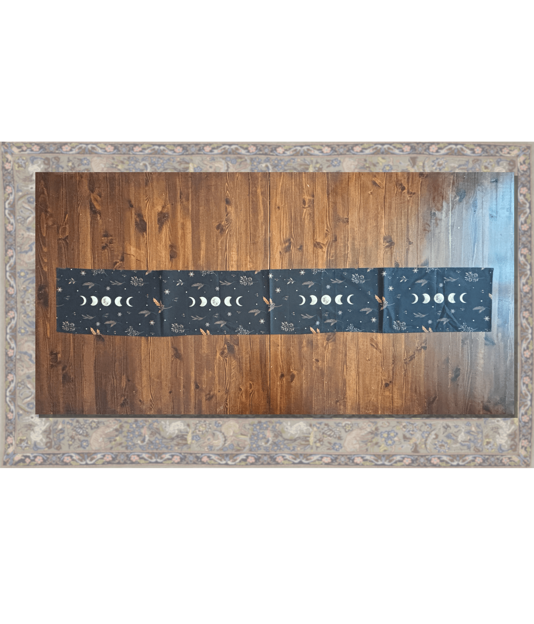 Ready - Made Cotton Table Runner - FireflyBazaarTX