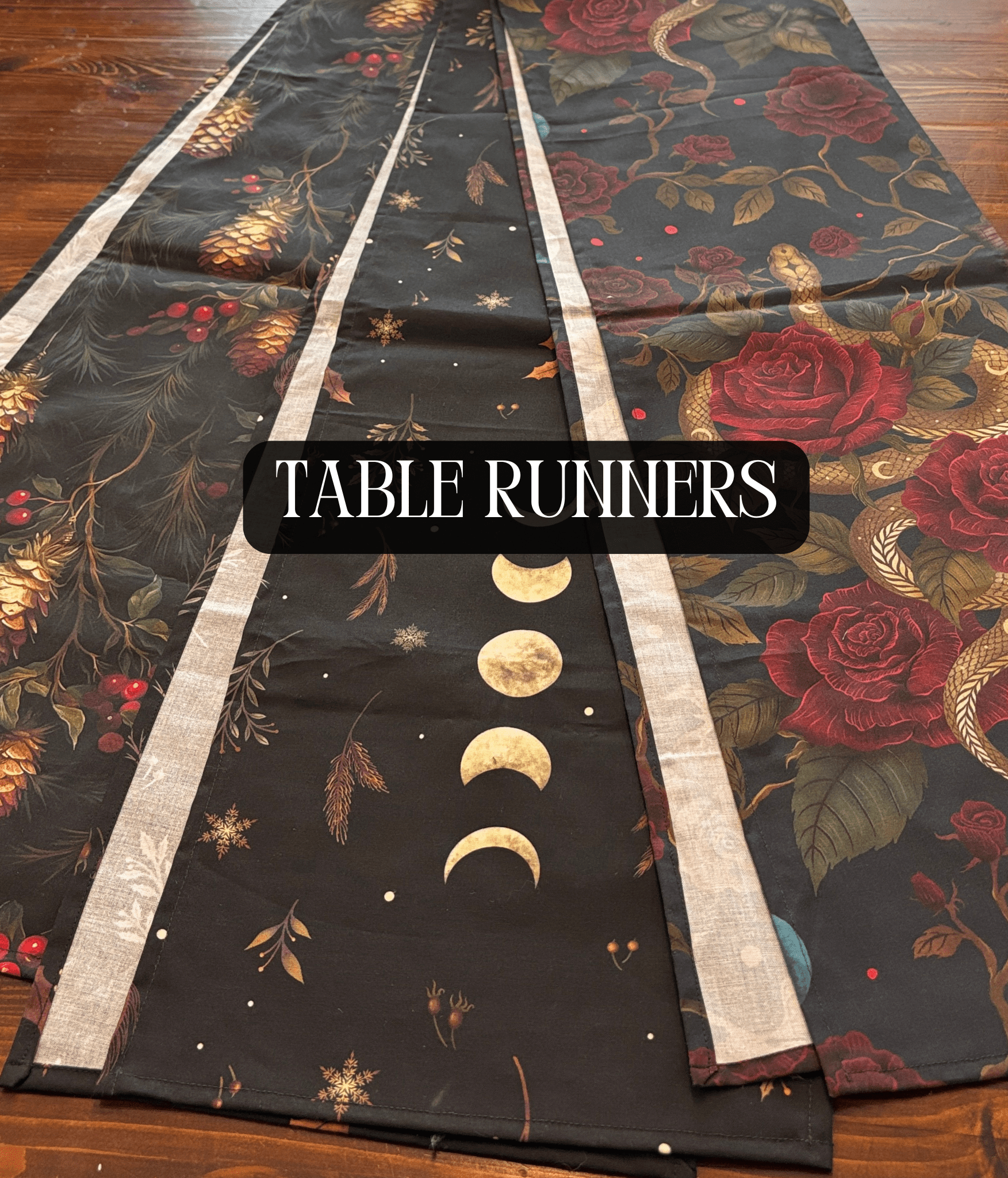 Ready - Made Cotton Table Runner - FireflyBazaarTX