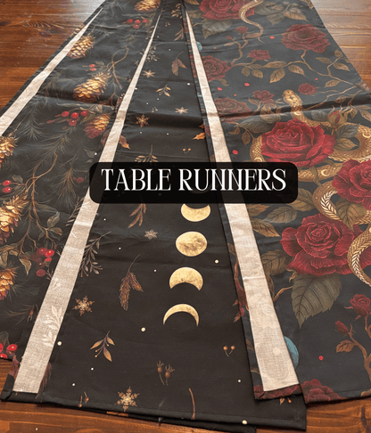 Ready - Made Cotton Table Runner - FireflyBazaarTX