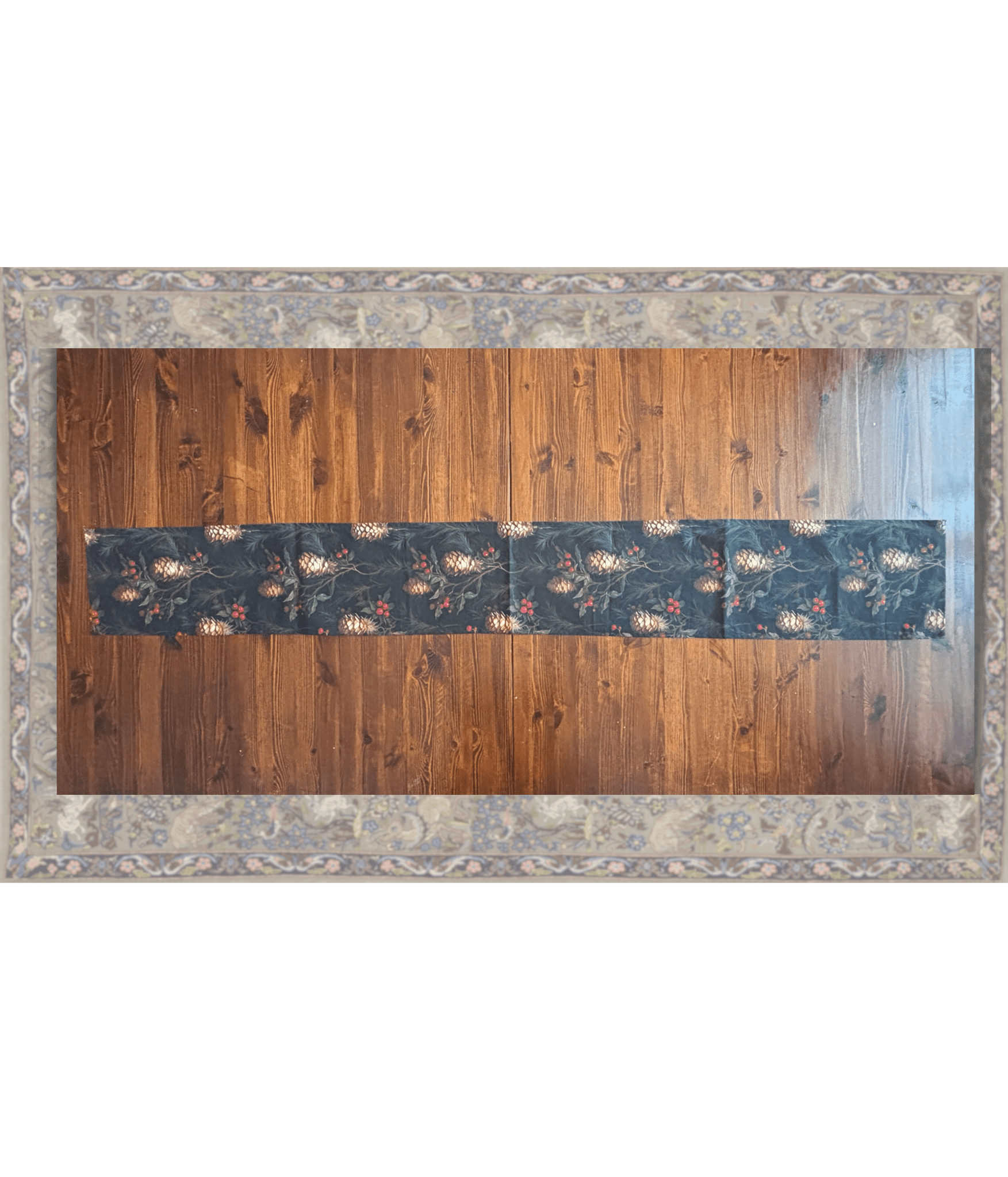 Ready - Made Cotton Table Runner - FireflyBazaarTX