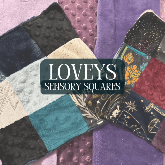 Ready - Made Sensory Square / Lovey - FireflyBazaarTX
