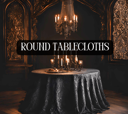 Round Tablecloth - FireflyBazaarTX
