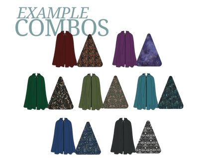 Standard Minky Cloak - Customizable Hooded Cape - FireflyBazaarTX