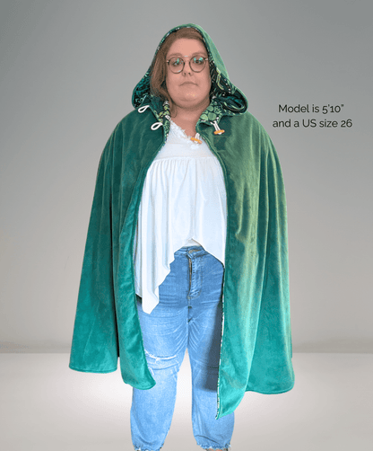 Standard Minky Cloak - Customizable Hooded Cape - FireflyBazaarTX