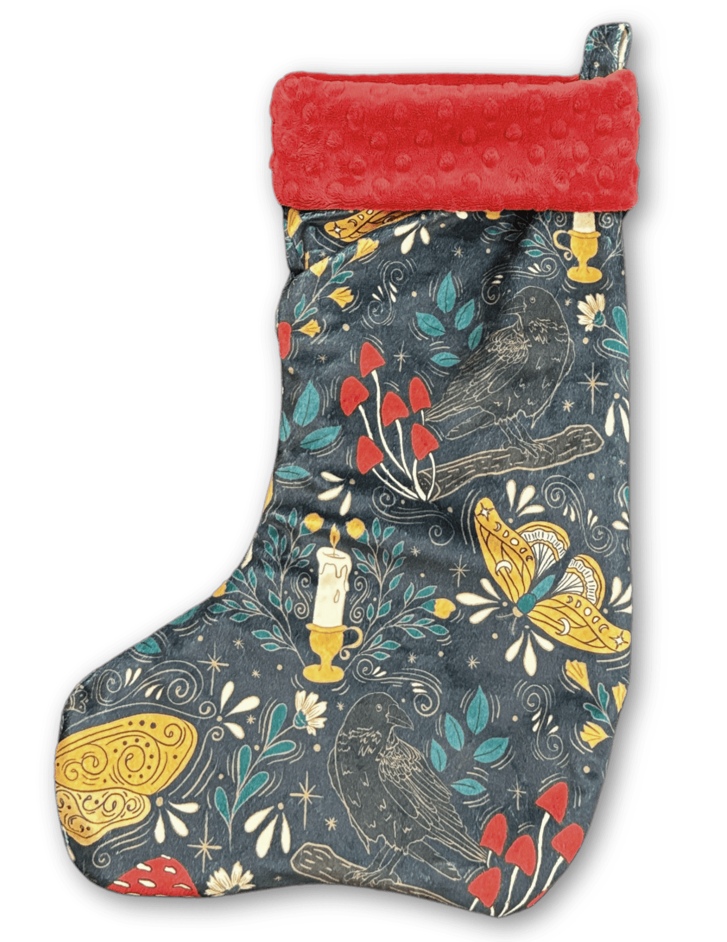 Stockings - Handmade Christmas Stockings, made from Upcycled Minky Scraps - FireflyBazaarTX
