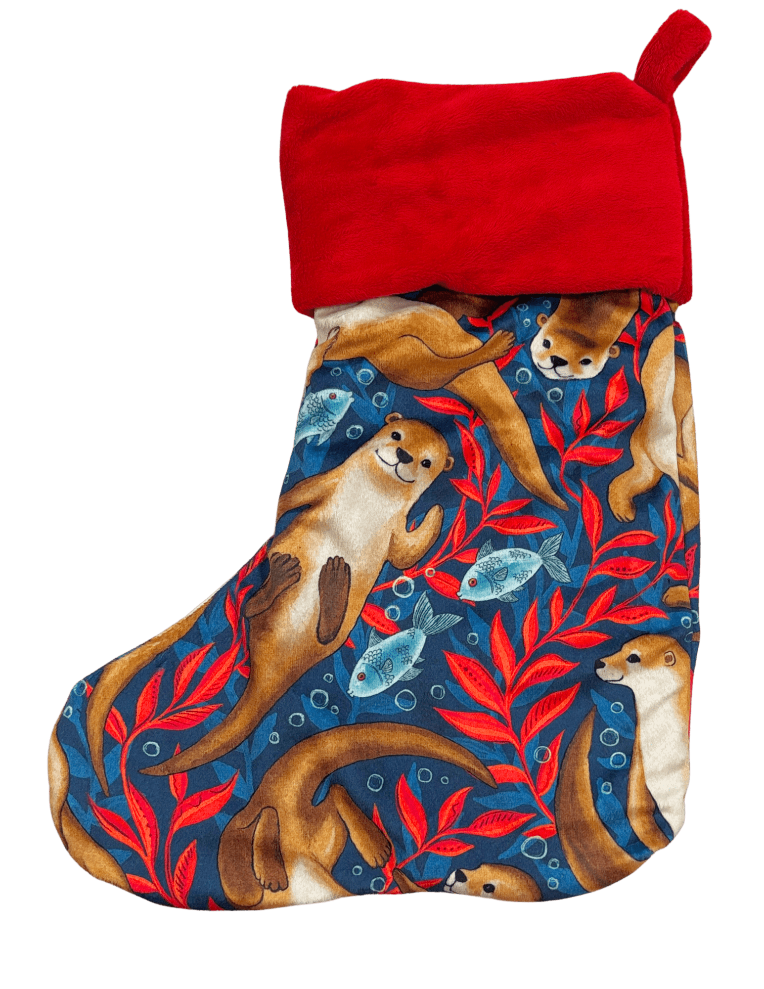 Stockings - Handmade Christmas Stockings, made from Upcycled Minky Scraps - FireflyBazaarTX