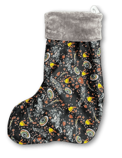 Stockings - Handmade Christmas Stockings, made from Upcycled Minky Scraps - FireflyBazaarTX