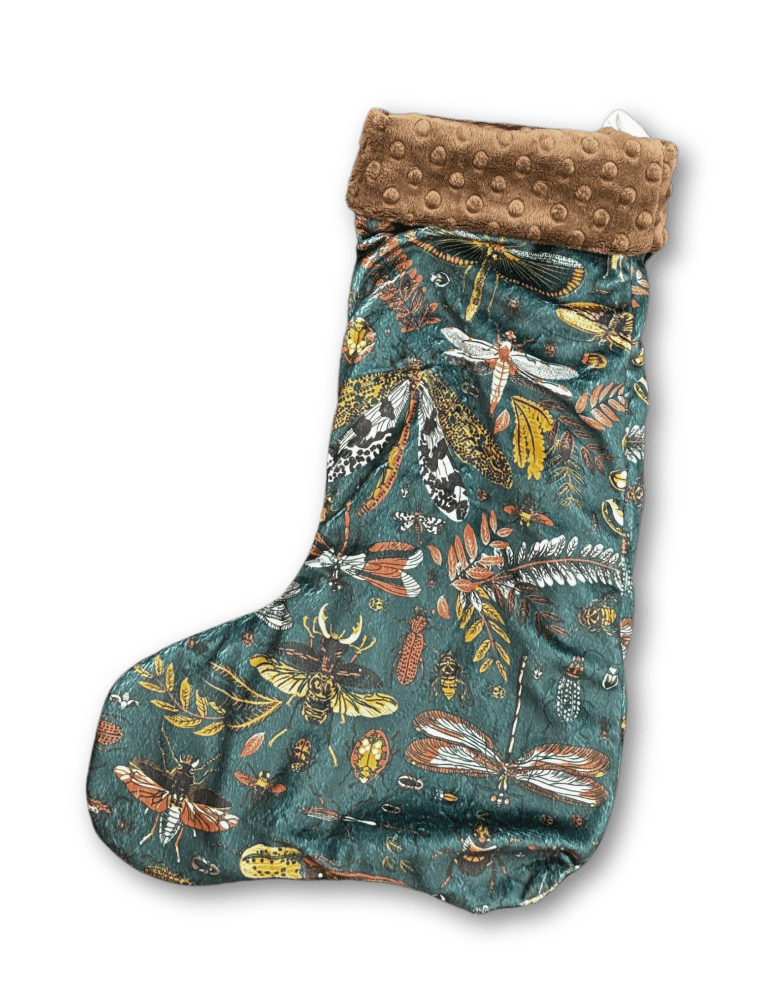 Stockings - Handmade Christmas Stockings, made from Upcycled Minky Scraps - FireflyBazaarTX