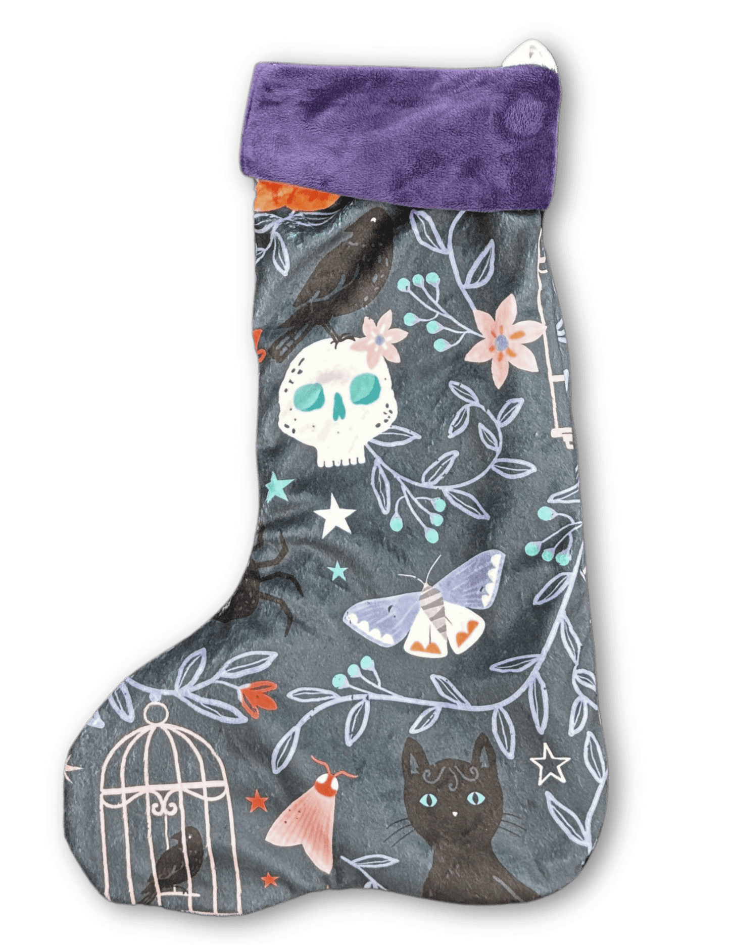 Stockings - Handmade Christmas Stockings, made from Upcycled Minky Scraps - FireflyBazaarTX