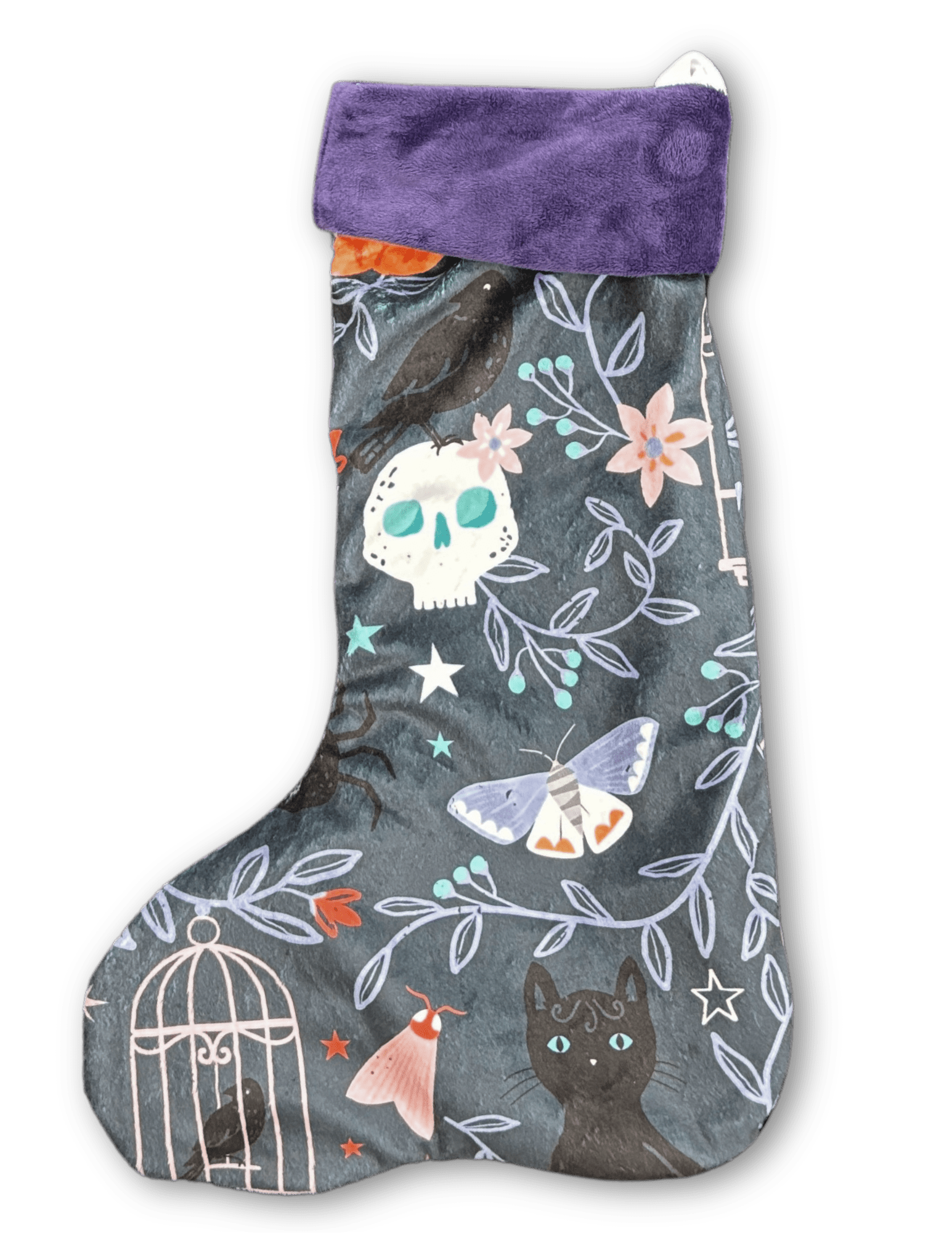 Stockings - Handmade Christmas Stockings, made from Upcycled Minky Scraps - FireflyBazaarTX