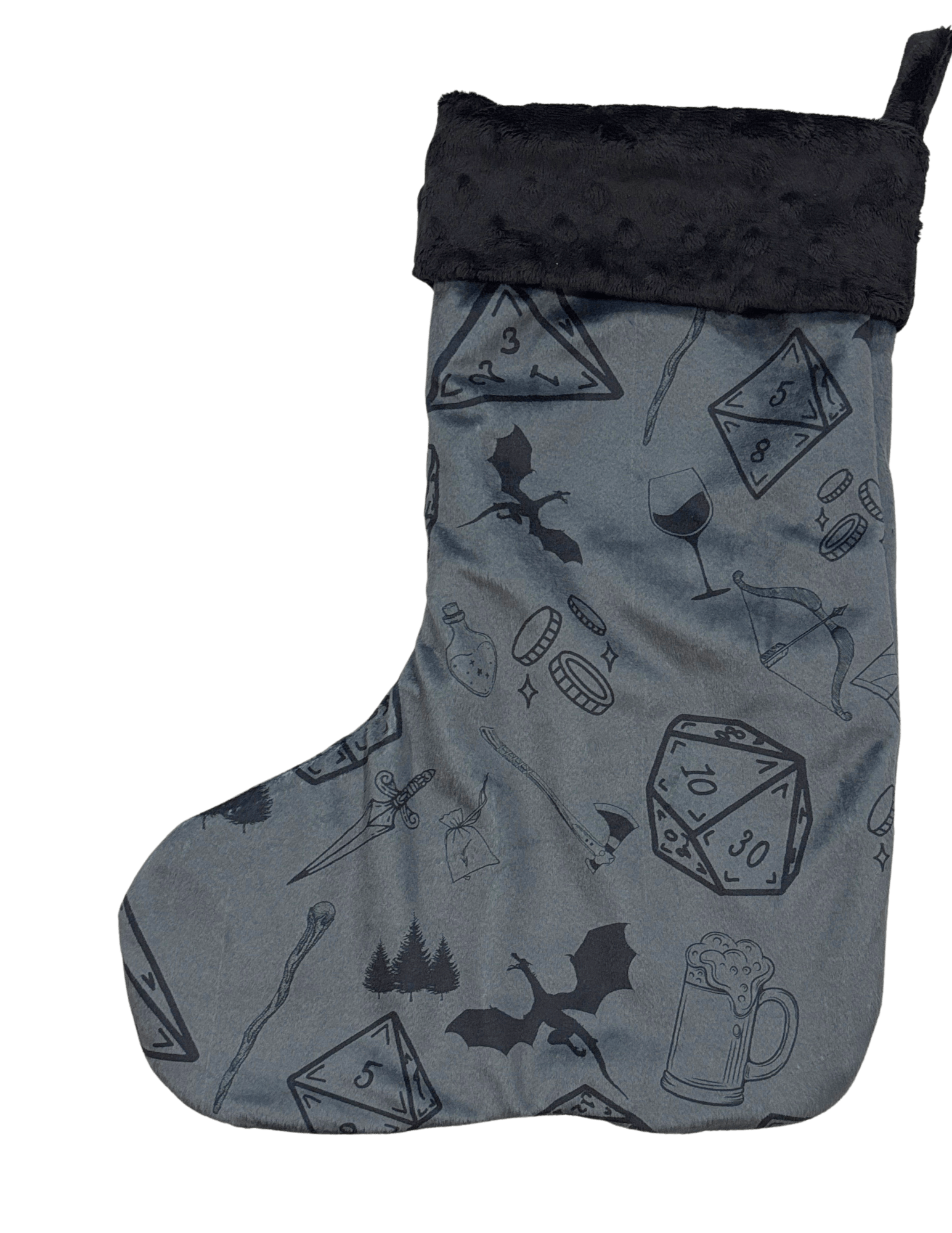 Stockings - Handmade Christmas Stockings, made from Upcycled Minky Scraps - FireflyBazaarTX