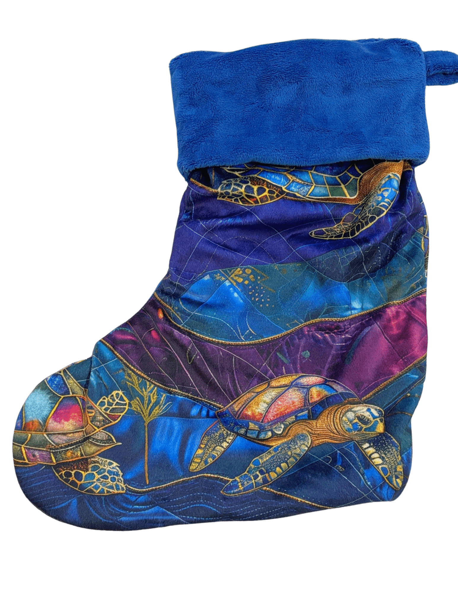 Stockings - Handmade Christmas Stockings, made from Upcycled Minky Scraps - FireflyBazaarTX