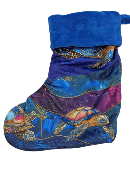 Stockings - Handmade Christmas Stockings, made from Upcycled Minky Scraps - FireflyBazaarTX