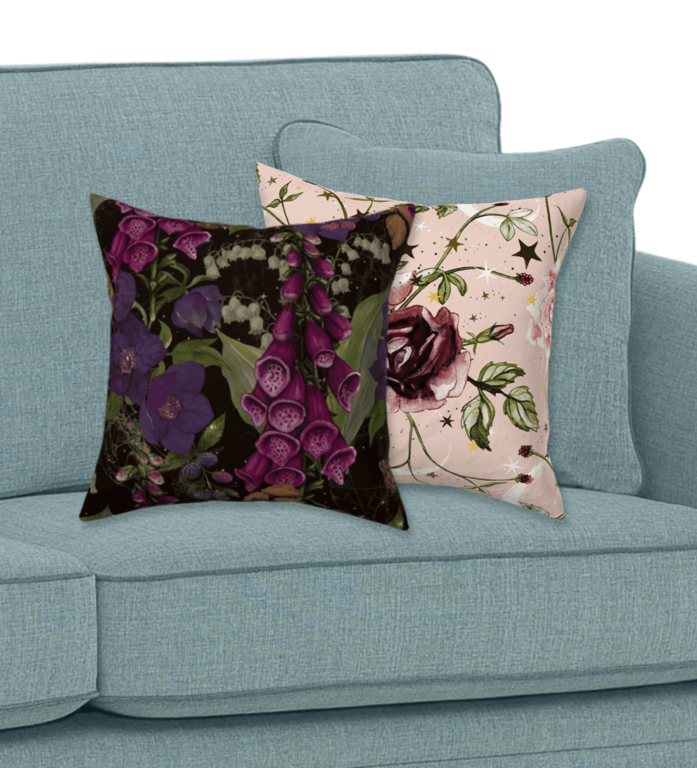 Throw Pillows - Set of 2 - FireflyBazaarTX