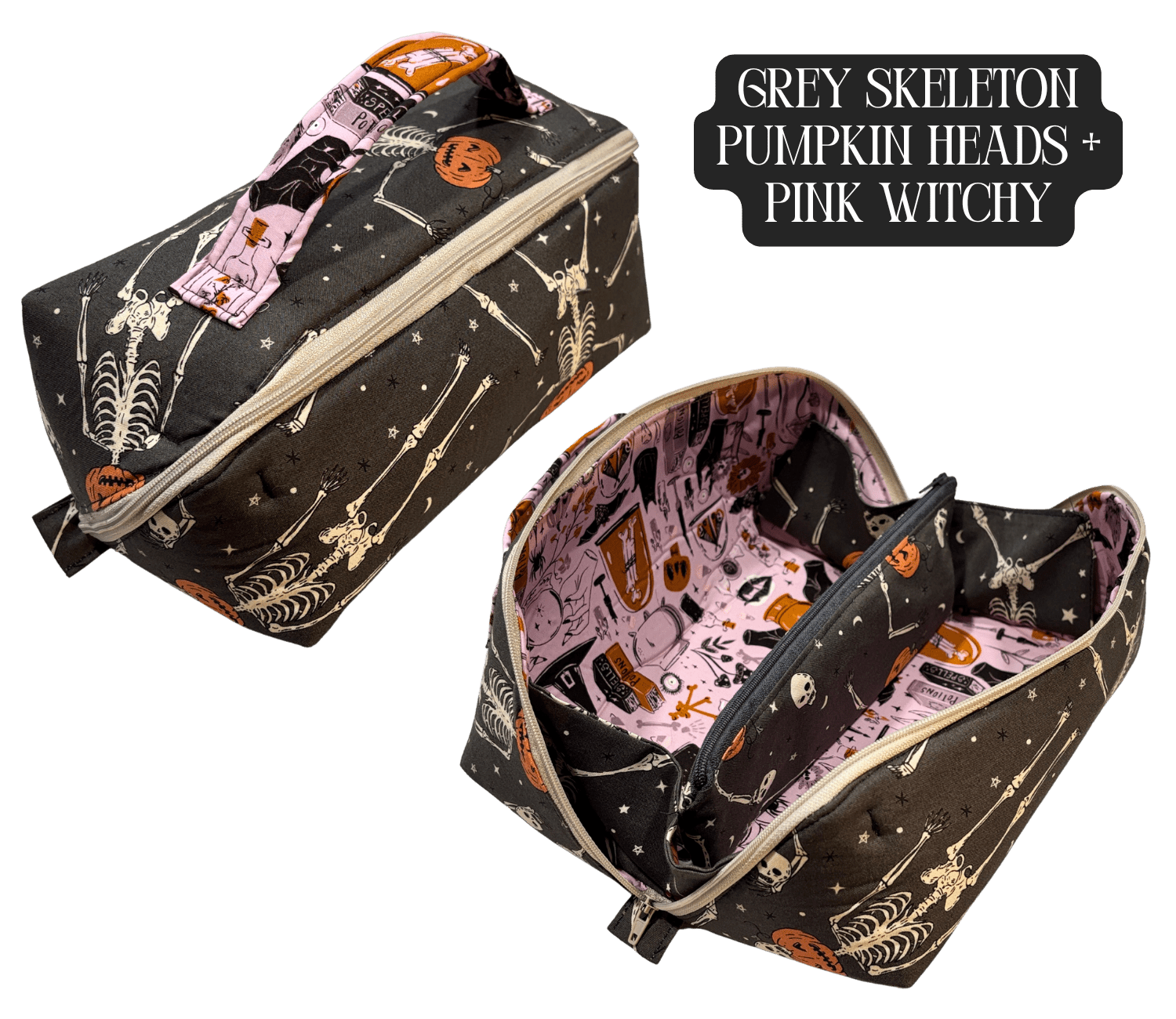 Toiletry Bag - Lay - Flat Makeup Bag, Dop Kit, Accessory Tote - FireflyBazaarTX