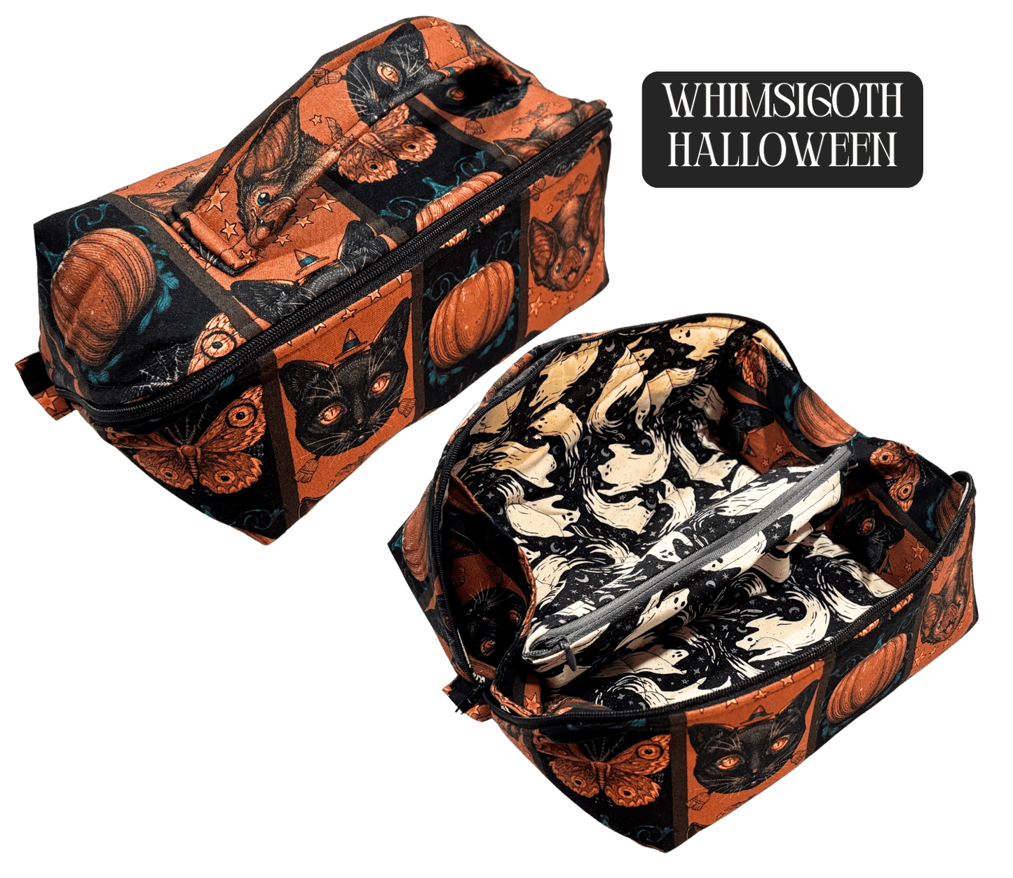 Toiletry Bag - Lay - Flat Makeup Bag, Dop Kit, Accessory Tote - FireflyBazaarTX