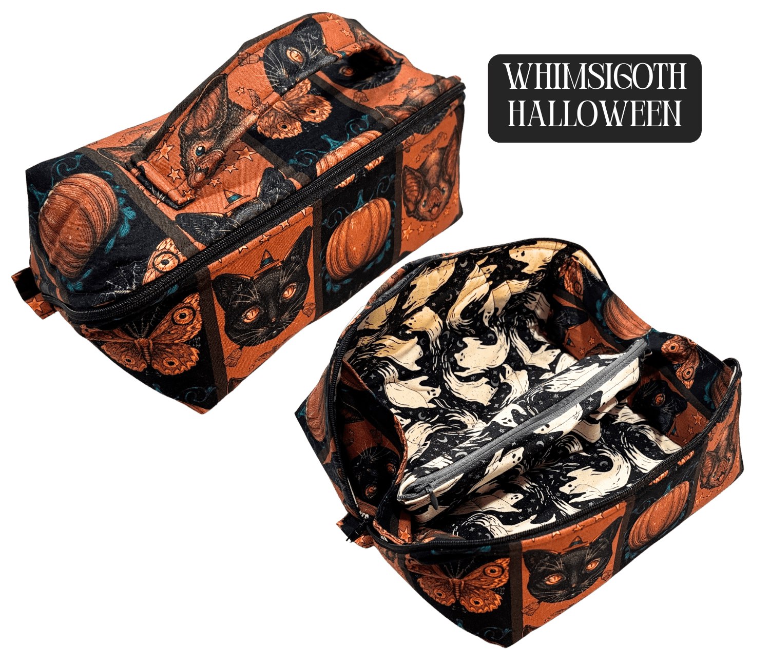 Toiletry Bag - Lay - Flat Makeup Bag, Dop Kit, Accessory Tote - FireflyBazaarTX
