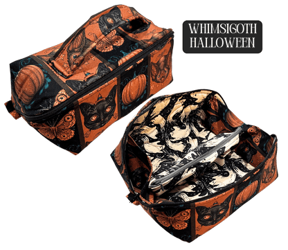 Toiletry Bag - Lay - Flat Makeup Bag, Dop Kit, Accessory Tote - FireflyBazaarTX