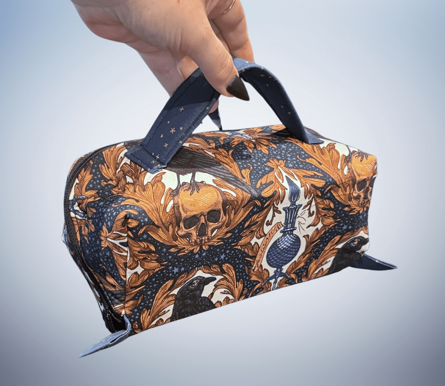 Toiletry Bag - Lay - Flat Makeup Bag, Dop Kit, Accessory Tote - FireflyBazaarTX