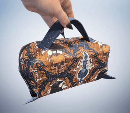 Toiletry Bag - Lay - Flat Makeup Bag, Dop Kit, Accessory Tote - FireflyBazaarTX