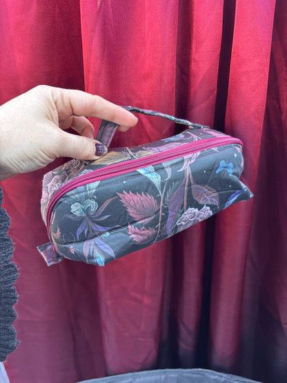 Toiletry Bag - Lay - Flat Makeup Bag, Dop Kit, Accessory Tote - FireflyBazaarTX