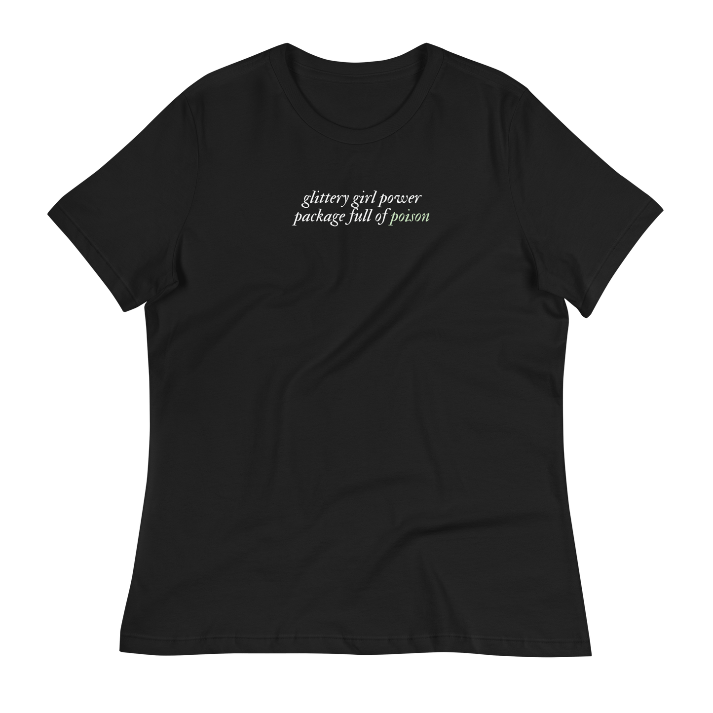 TS Glittery Poison Tee - FireflyBazaarTX