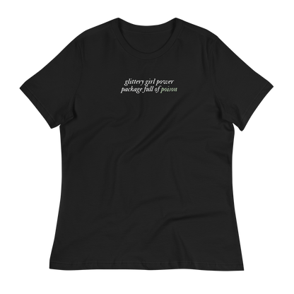 TS Glittery Poison Tee - FireflyBazaarTX