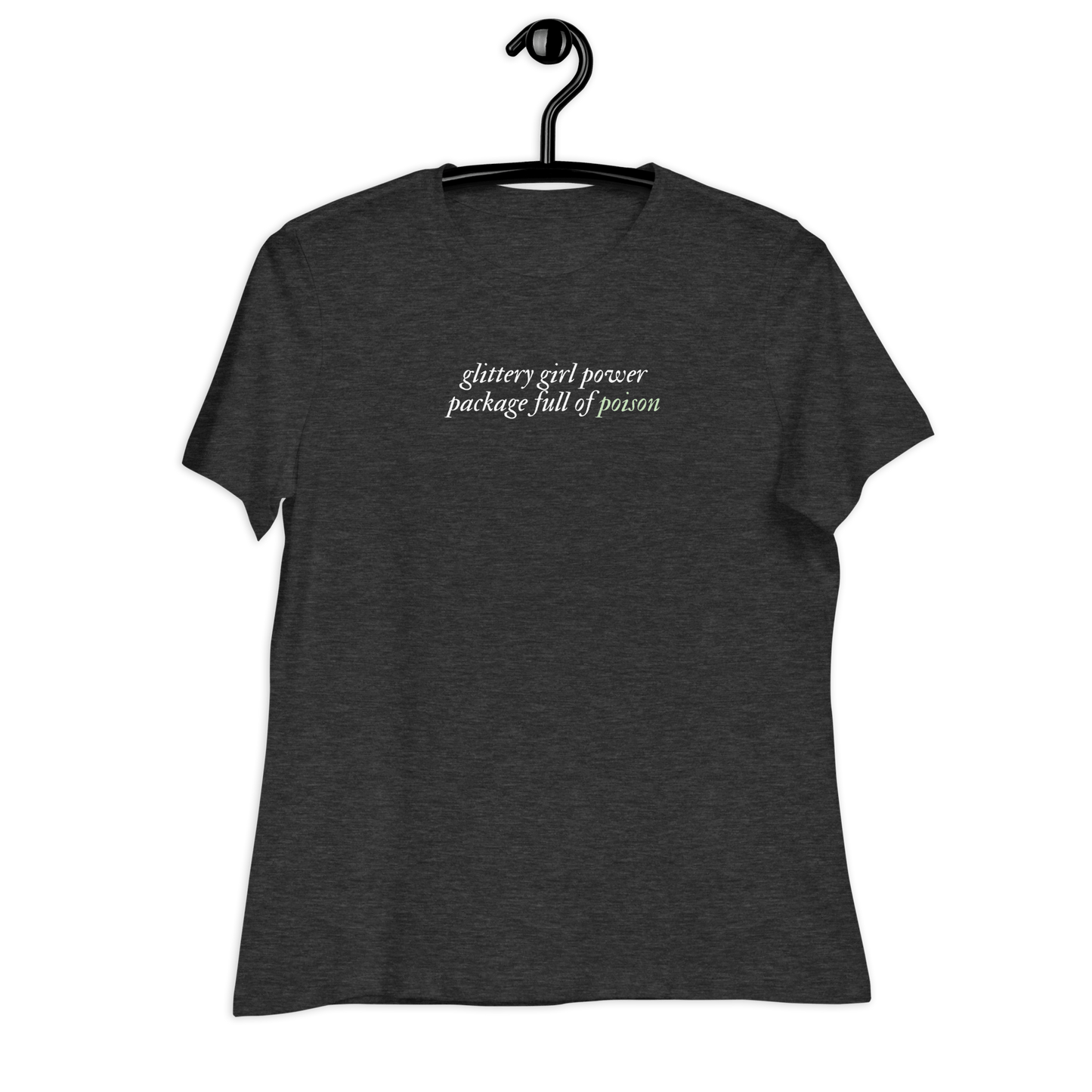 TS Glittery Poison Tee - FireflyBazaarTX