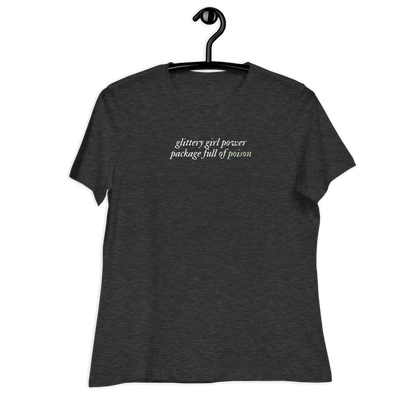 TS Glittery Poison Tee - FireflyBazaarTX