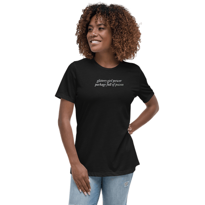 TS Glittery Poison Tee - FireflyBazaarTX