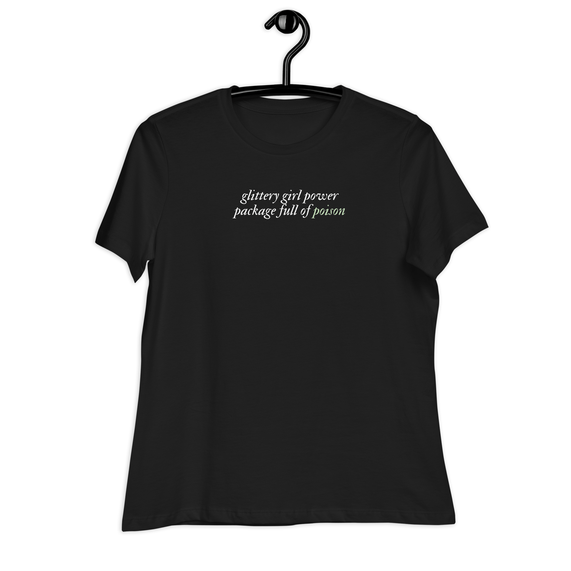 TS Glittery Poison Tee - FireflyBazaarTX