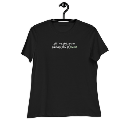 TS Glittery Poison Tee - FireflyBazaarTX