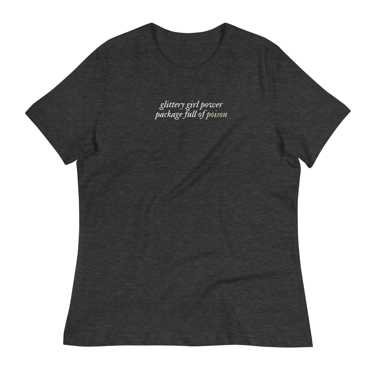 TS Glittery Poison Tee - FireflyBazaarTX