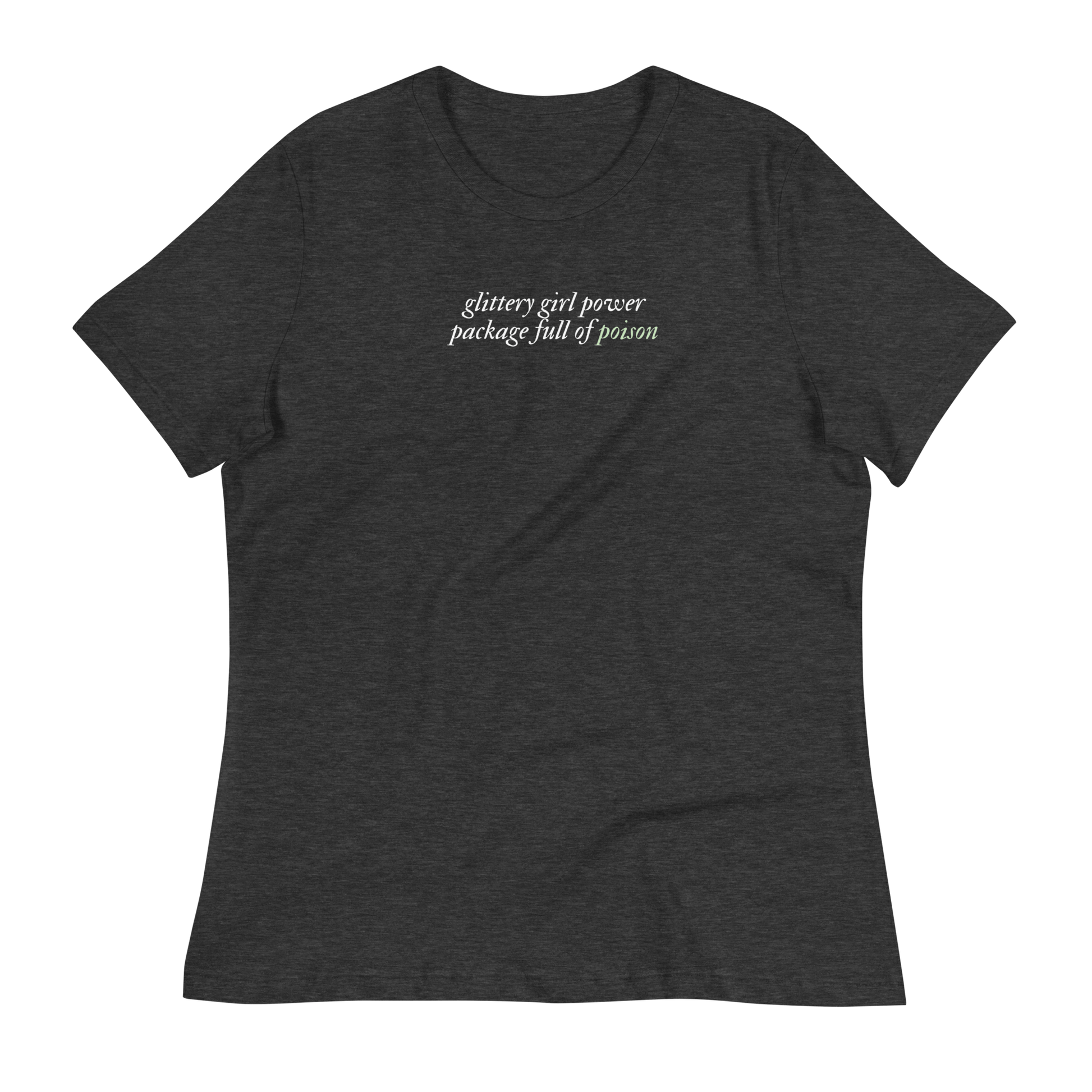 TS Glittery Poison Tee - FireflyBazaarTX