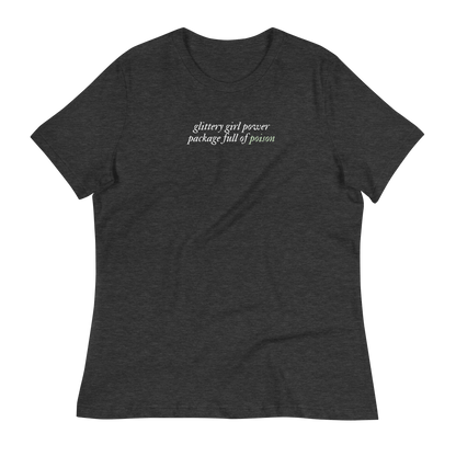TS Glittery Poison Tee - FireflyBazaarTX