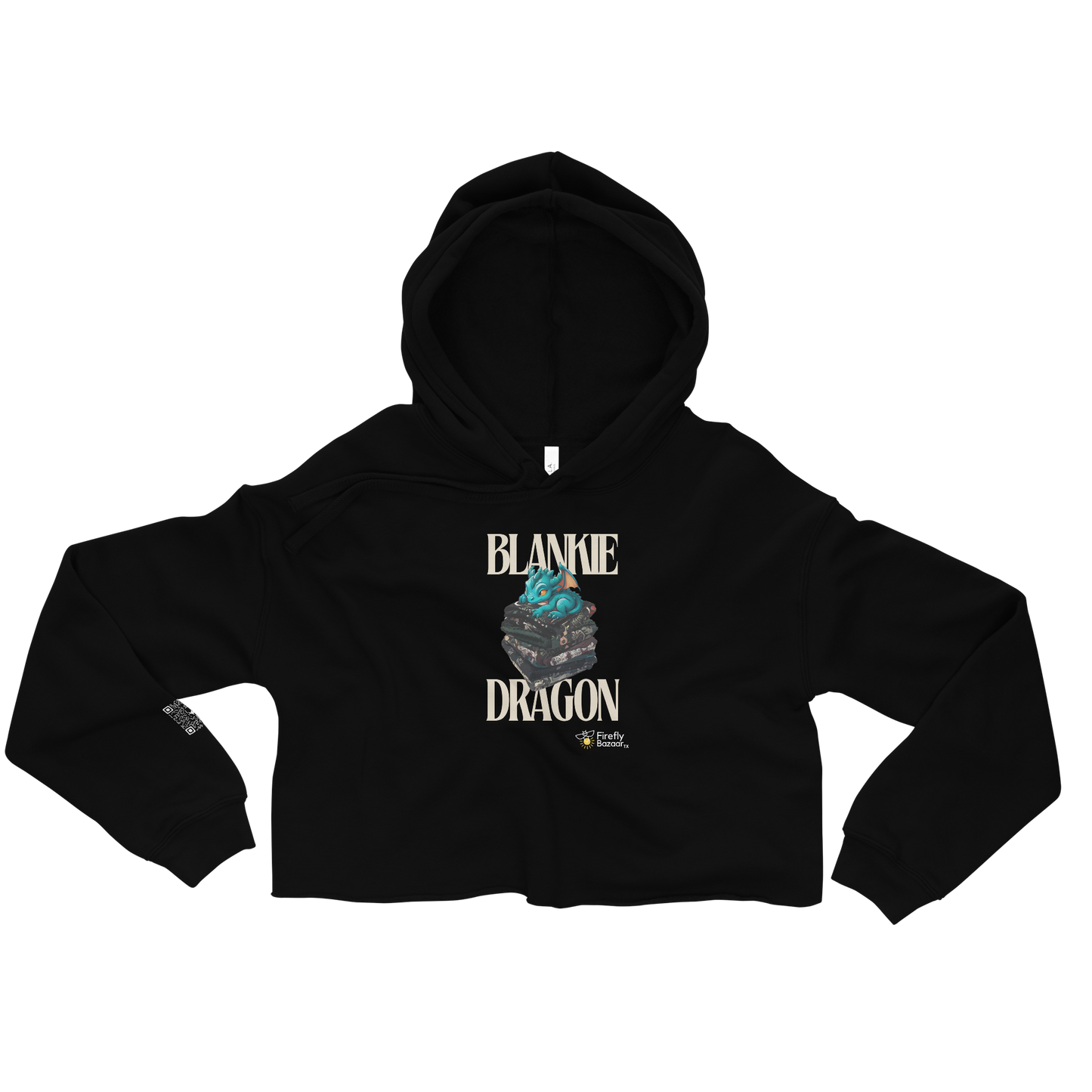 Blankie Dragon Crop Hoodie