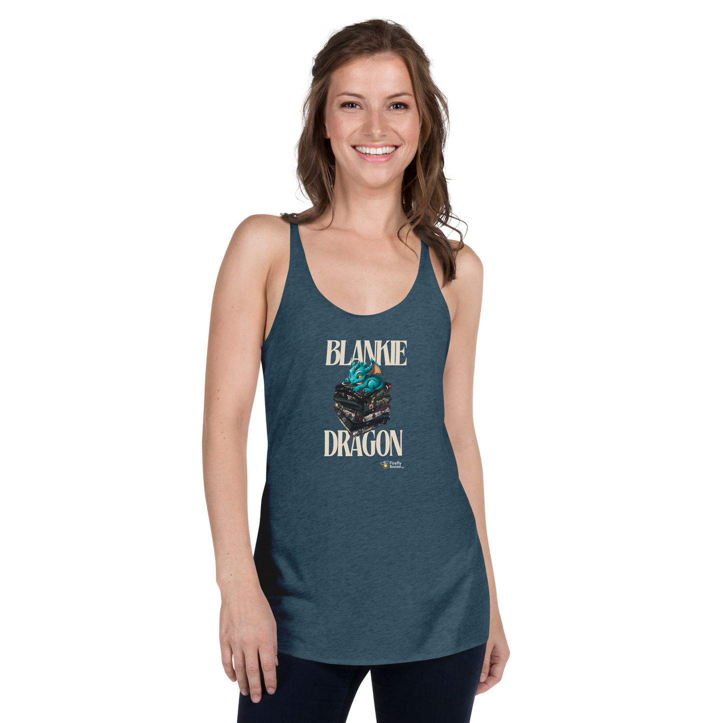 Blankie Dragon Racerback Tank