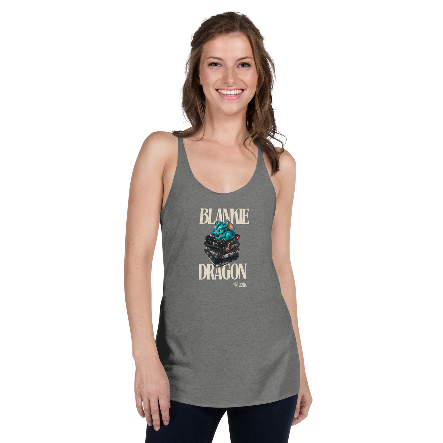 Blankie Dragon Racerback Tank