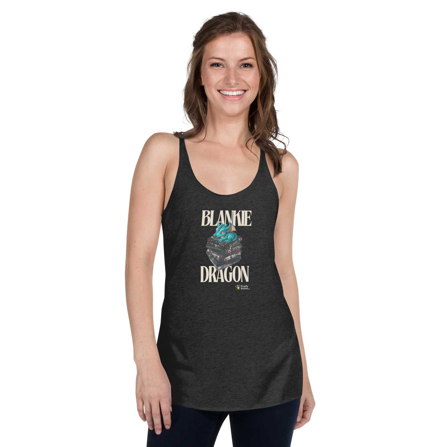 Blankie Dragon Racerback Tank