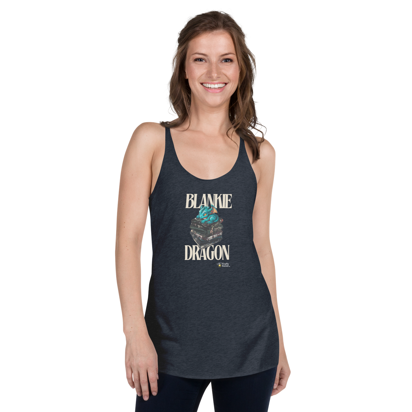 Blankie Dragon Racerback Tank